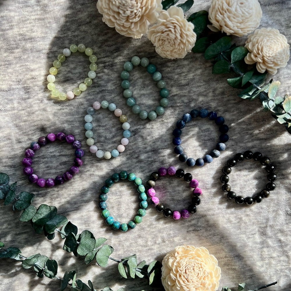 💎*handmade* precious stone bracelets💎
